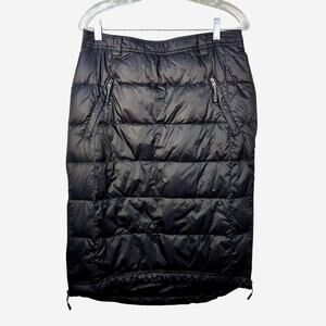 32 Degrees Heat Skirt Weatherproof Puffer Duck Down Skirt Black Size Large